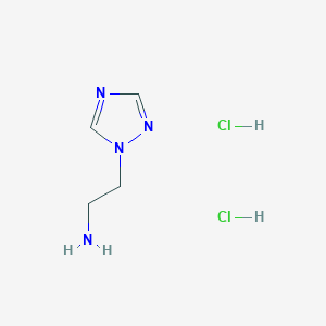 molecular formula C4H10Cl2N4 B1287681 2-(1H-1,2,4-triazol-1-yl)ethanamine dihydrochloride CAS No. 51444-26-9