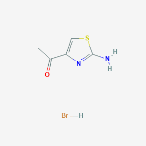 molecular formula C5H7BrN2OS B1287686 1-(2-Aminothiazol-4-yl)ethanone hydrobromide CAS No. 101189-98-4