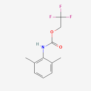 molecular formula C11H12F3NO2 B1287694 2,2,2-trifluoroethyl N-(2,6-dimethylphenyl)carbamate 
