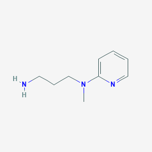 molecular formula C9H15N3 B1287696 N-(3-aminopropyl)-N-methyl-N-pyridin-2-ylamine CAS No. 93234-94-7