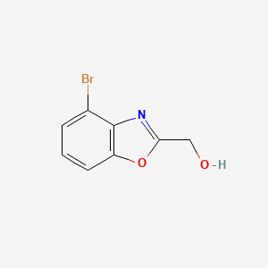 molecular formula C8H6BrNO2 B12877089 (4-Bromobenzo[d]oxazol-2-yl)methanol 
