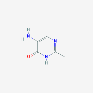 molecular formula C5H7N3O B1287710 5-氨基-2-甲基嘧啶-4(3H)-酮 CAS No. 53135-22-1
