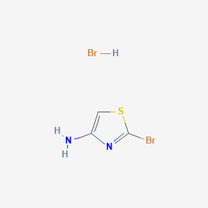 molecular formula C3H4Br2N2S B1287721 2-Bromothiazol-4-amine hydrobromide CAS No. 41731-35-5