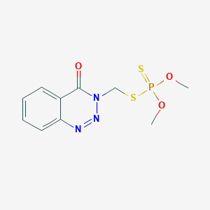 molecular formula C10H12N3O3PS2 B128773 Azinphos-methyl CAS No. 86-50-0