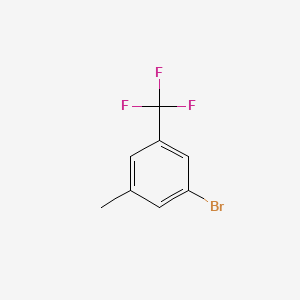 molecular formula C8H6BrF3 B1287745 3-Bromo-5-(trifluoromethyl)toluene CAS No. 86845-28-5
