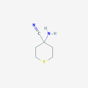 4-aminotetrahydro-2H-thiopyran-4-carbonitrile