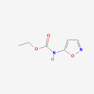 molecular formula C6H8N2O3 B12877665 Ethyl isoxazol-5-ylcarbamate 