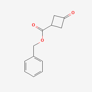 molecular formula C12H12O3 B1287767 Benzyl 3-Oxocyclobutanecarboxylate CAS No. 198995-91-4