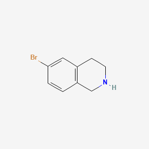 molecular formula C9H10BrN B1287784 6-Bromo-1,2,3,4-tetrahydroisoquinoline CAS No. 226942-29-6