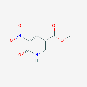 molecular formula C7H6N2O5 B1287786 Methyl 6-hydroxy-5-nitronicotinate CAS No. 222970-61-8