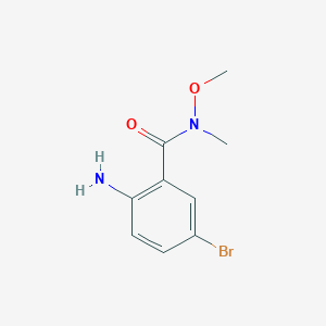 2-amino-5-bromo-N-methoxy-N-methylbenzamide