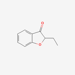 molecular formula C10H10O2 B12877906 2-Ethylbenzofuran-3(2H)-one 