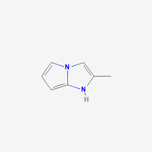 molecular formula C7H8N2 B12877931 2-Methyl-1H-pyrrolo[1,2-a]imidazole 