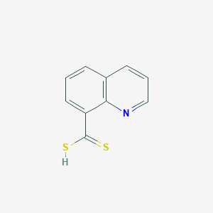 molecular formula C10H7NS2 B12877972 Quinoline-8-carbodithioic acid CAS No. 83834-56-4