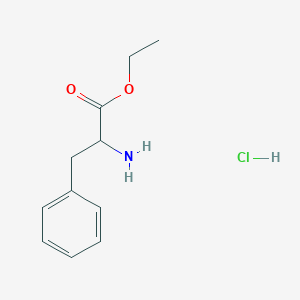 molecular formula C11H16ClNO2 B012878 2-氨基-3-苯基丙酸乙酯盐酸盐 CAS No. 19881-53-9