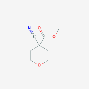 methyl 4-cyanotetrahydro-2H-pyran-4-carboxylate