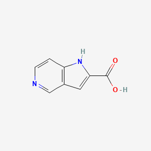 molecular formula C8H6N2O2 B1287841 1H-pyrrolo[3,2-c]pyridine-2-carboxylic acid CAS No. 800401-65-4