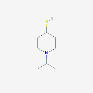 molecular formula C8H17NS B128785 1-Isopropylpiperidine-4-thiol CAS No. 156757-18-5