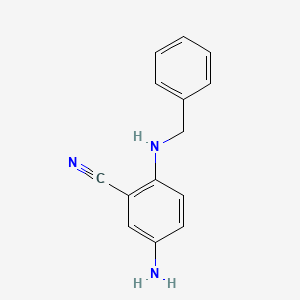 5-Amino-2-(benzylamino)benzonitrile