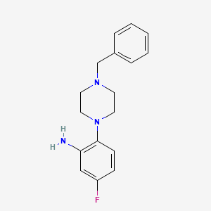 2-(4-Benzylpiperazin-1-yl)-5-fluoroaniline