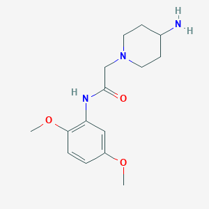 2-(4-aminopiperidin-1-yl)-N-(2,5-dimethoxyphenyl)acetamide