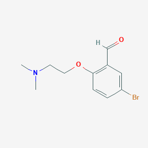 5-Bromo-2-[2-(dimethylamino)ethoxy]benzaldehyde