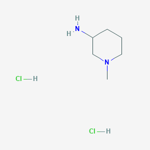 molecular formula C6H15ClN2 B1287894 3-Amino-1-methylpiperidine dihydrochloride CAS No. 894808-73-2