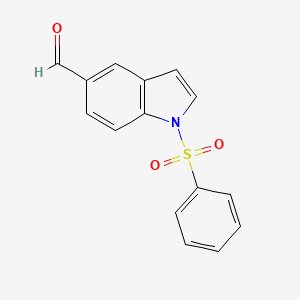 1-(benzenesulfonyl)-1H-indole-5-carbaldehyde