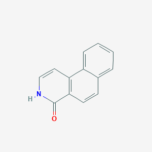 molecular formula C13H9NO B1287924 Benzo[f]isoquinolin-4(3H)-one CAS No. 30081-63-1