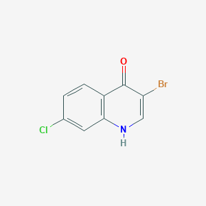 molecular formula C9H5BrClNO B1287925 3-Bromo-7-chloro-4-hydroxyquinoline CAS No. 860715-45-3