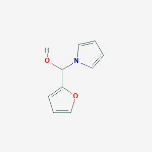 molecular formula C9H9NO2 B12879255 Furan-2-yl(1H-pyrrol-1-yl)methanol 
