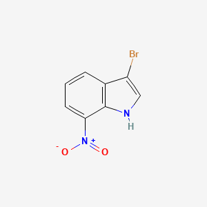 molecular formula C8H5BrN2O2 B1287930 3-Bromo-7-nitro-1H-indole CAS No. 397864-11-8