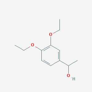 molecular formula C12H18O3 B12879307 1-(3,4-Diethoxyphenyl)ethanol CAS No. 208332-13-2
