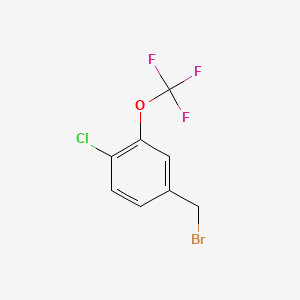 4-(Bromomethyl)-1-chloro-2-(trifluoromethoxy)benzene