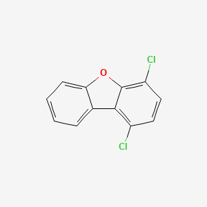 molecular formula C12H6Cl2O B12879393 1,4-Dichlorodibenzofuran CAS No. 94538-01-9
