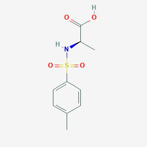 molecular formula C10H13NO4S B12879395 D-Alanine, N-[(4-methylphenyl)sulfonyl]- CAS No. 85471-45-0