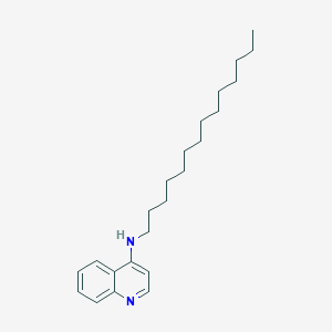 molecular formula C23H36N2 B12879436 N-Tetradecylquinolin-4-amine CAS No. 58911-15-2
