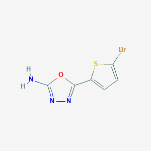 5-(5-Bromothiophen-2-yl)-1,3,4-oxadiazol-2-amine