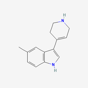 5-methyl-3-(1,2,3,6-tetrahydropyridin-4-yl)-1H-indole