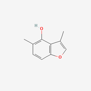 molecular formula C10H10O2 B12879731 3,5-Dimethylbenzofuran-4-ol 