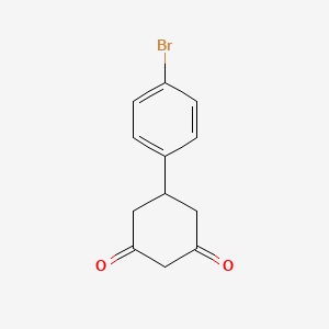 molecular formula C12H11BrO2 B1287982 5-(4-Bromophenyl)cyclohexane-1,3-dione CAS No. 239132-48-0