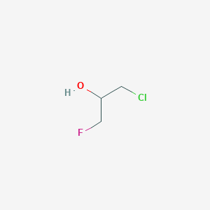 molecular formula C3H6ClFO B128799 1-氯-3-氟-2-丙醇 CAS No. 453-11-2
