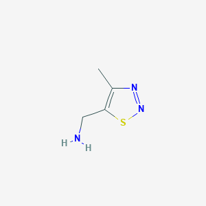 1-(4-methyl-1,2,3-thiadiazol-5-yl)methanamine