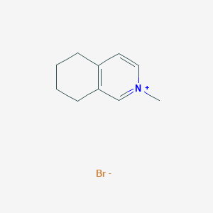 molecular formula C10H14BrN B12879956 2-Methyl-5,6,7,8-tetrahydro-isoquinolinium bromide 