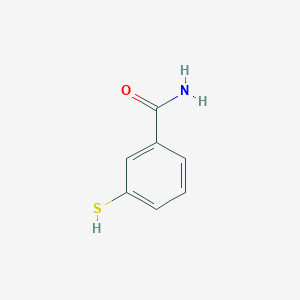 molecular formula C7H7NOS B1287996 3-Sulfanylbenzamide CAS No. 569339-15-7