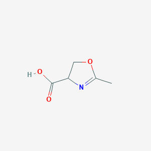 molecular formula C5H7NO3 B12879967 2-Methyl-4,5-dihydrooxazole-4-carboxylic acid CAS No. 114482-46-1
