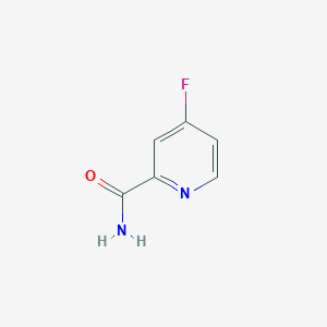molecular formula C6H5FN2O B1287998 4-氟吡啶甲酰胺 CAS No. 1172938-55-4