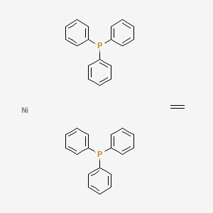 molecular formula C38H34NiP2 B12880120 Ethenebis(triphenylphosphine)nickel 
