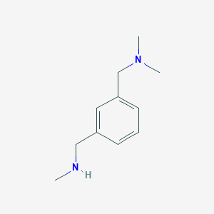 molecular formula C11H18N2 B1288015 (3-Dimethylaminomethyl-benzyl)-methyl-amine 