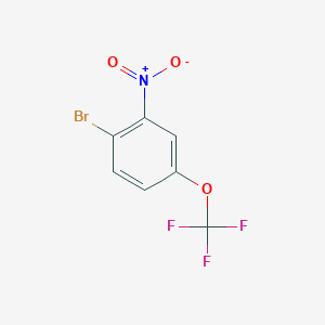 molecular formula C7H3BrF3NO3 B1288023 1-Bromo-2-nitro-4-(trifluoromethoxy)benzene CAS No. 95668-21-6